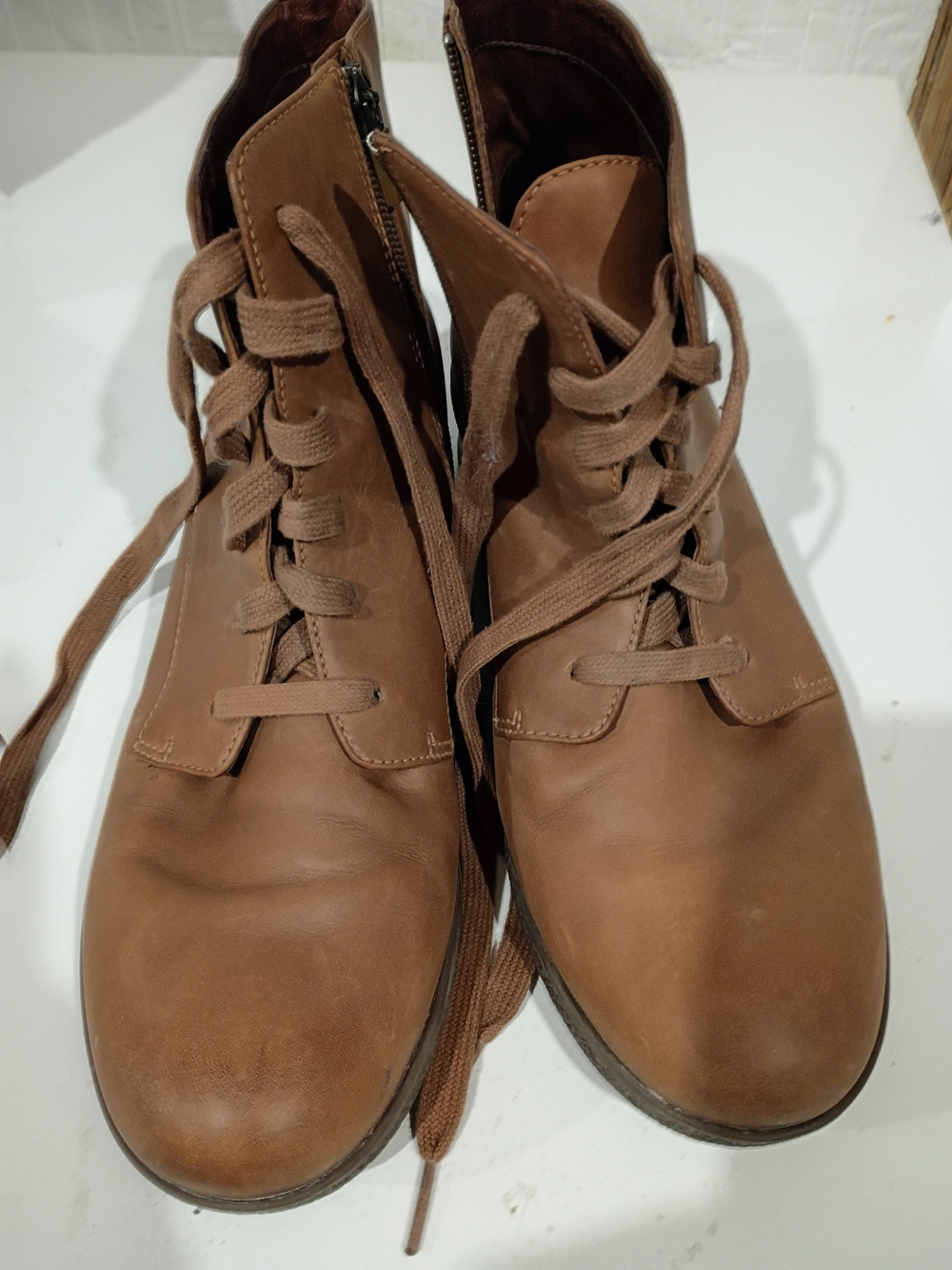 Dansko Women's Brown Lace-Up Leather Boots 41